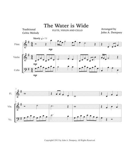 The Water Is Wide (Trio For Flute, Violin And Piano)